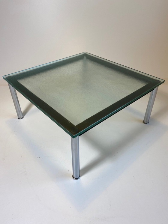 Cassina Tavolino da caffè in vetro Le Corbusier anni '70 LC 10 – Tavolini da caffè, Glass, Metal (photo 3 of 9)