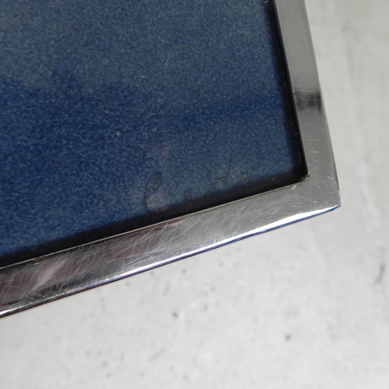 Image 1 of Tile Table With 21 Tiles, Signed ''Ledu''