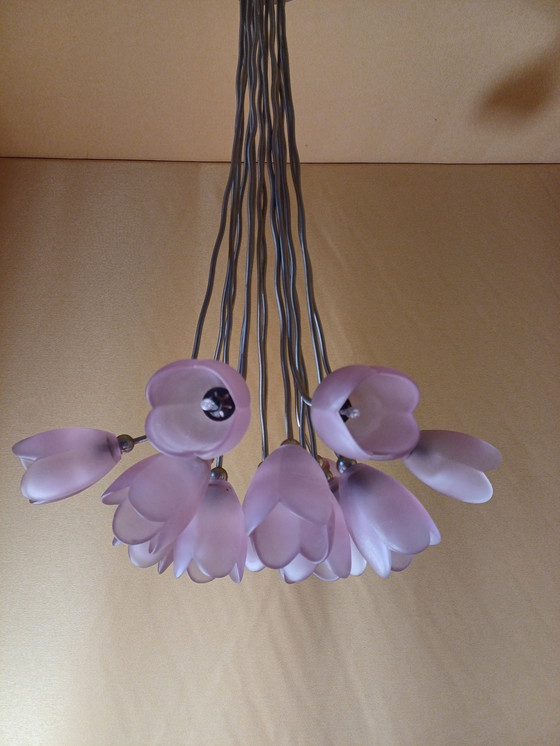 Image 1 of Lámpara de diseño Harco Loor 15 tulipanes morados