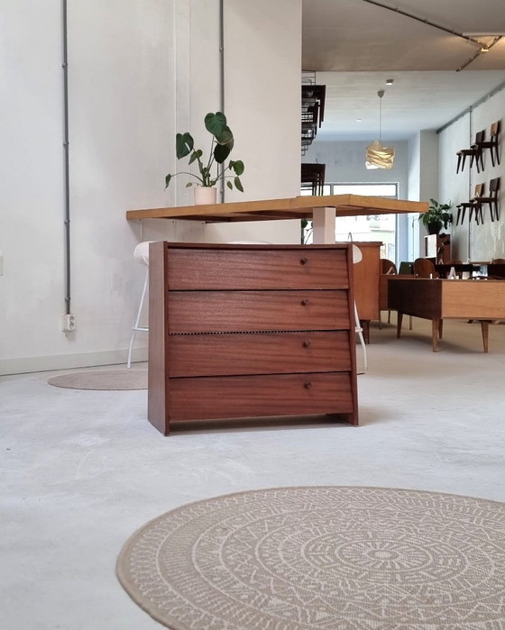 Image 1 of Mid Century schoenenkast