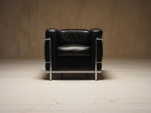 LC2 Club Chair By Le Corbusier, Jeanneret, Perriand for Cassina