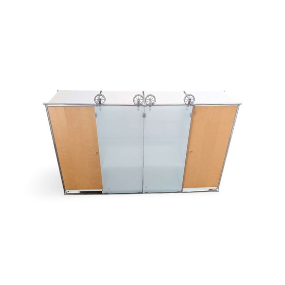 Credenza Balton Vintage Postmoderno Metallo Vetro Anni '80 – Credenze (photo 2 of 11)