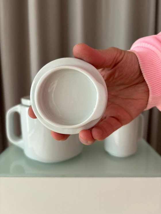 Deux théières en céramique blanche, thomas, Accessoires de table, Modern (photo 10 sur 15)