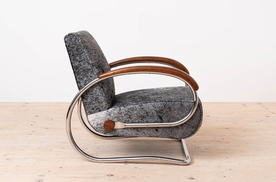 Image 1 of Bauhaus Armchair Model H221 designed by Jindřich Halabala for UP Závody, 1930s