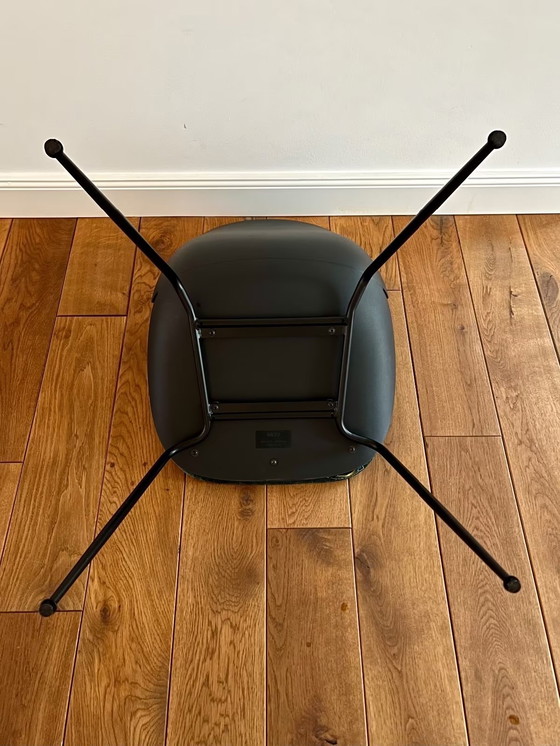 Image 1 of GUBI - "Beetle Dining" chair, plastic with front upholstery