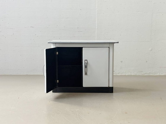 Image 1 of Metal sideboard / kitchen cabinet in industrial style, 1950s