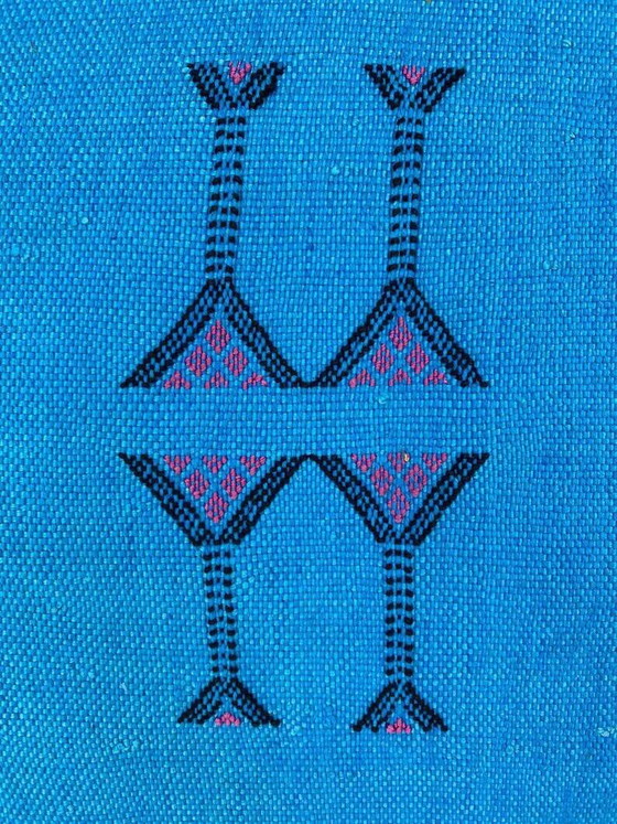 Marokkanisches handgemachtes Kissen 60*60cm – Wool, Cotton (photo 6 of 6)
