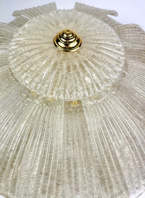Plafoniera vintage Barovier e Toso, Barovier & Toso, Plafoniere, Ottone, Dorato (foto 7 di 15)