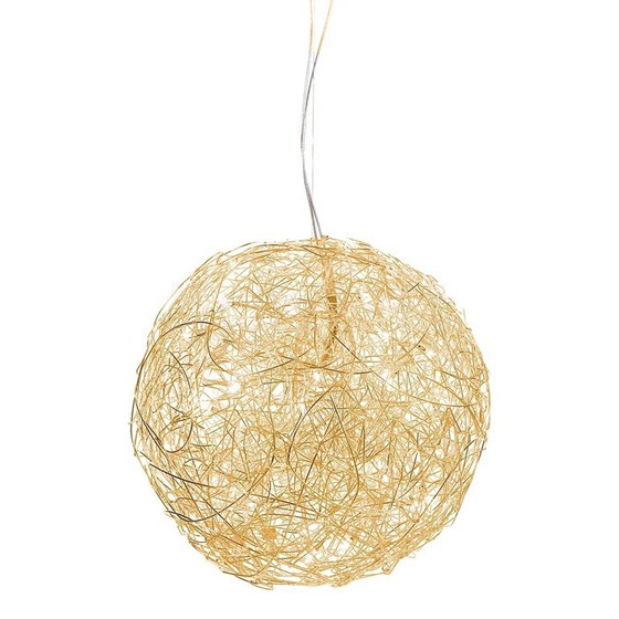Catellani & Smith Fil de Fer LED Pendant Light 9 Spheres Gold – Pendant lamps, Metal, Aluminium (photo 13 of 13)