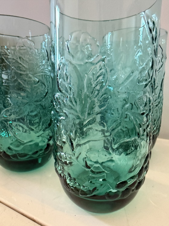 Image 1 of Set di 6 bicchieri da long drink vintage italiani