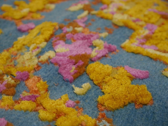 Image 1 of Zijden vloerkleed - Modern design vloerkleed Heriz zijde 300 x 250