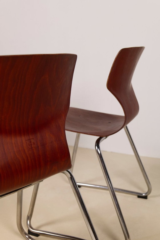 Image 1 of 6x Pagholz Flötotto Stoelen