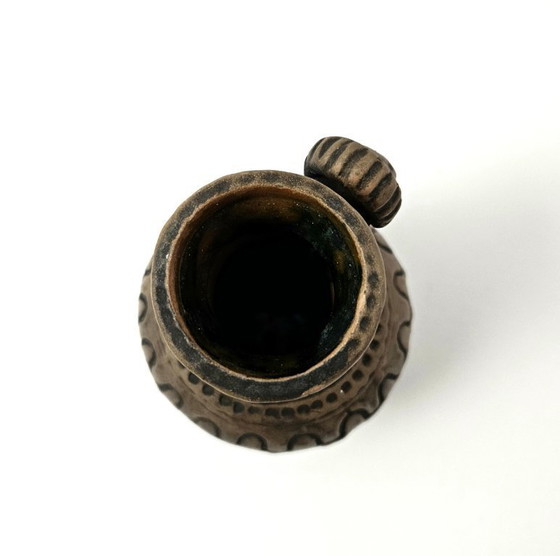 Image 1 of Mid-century Gmundner Vase from Austria | Vintage Handmade Ceramic Pitcher from the '60s