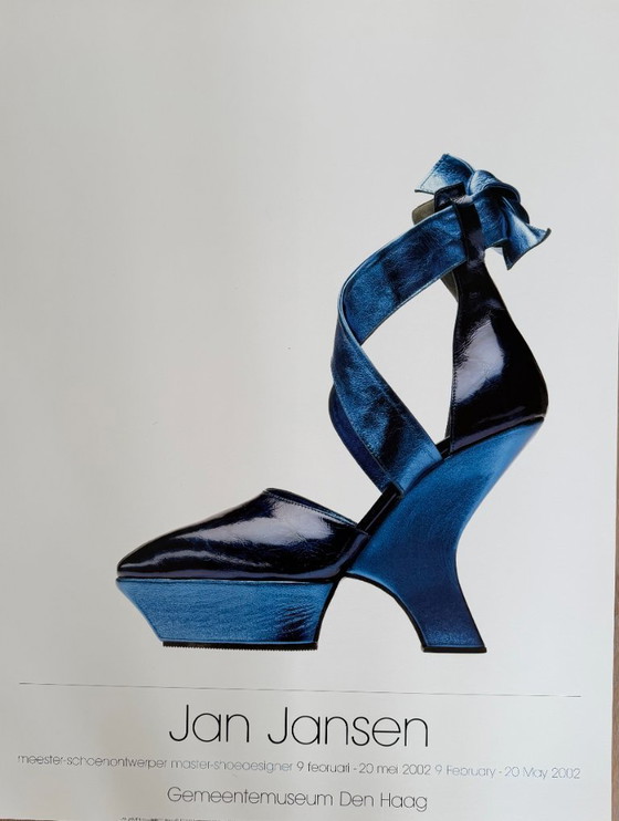 Image 1 of Jan Jansen, "Stir my blue blood', 1995, Shoedesigner, Rokin 42, copyright Claude Vanheye and Joost Guntenaar, 2002, Printed in H