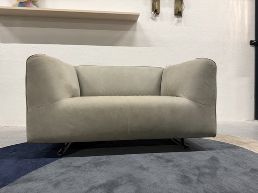 Pode Marv Loveseat Sofa Danza Leder Schiefer