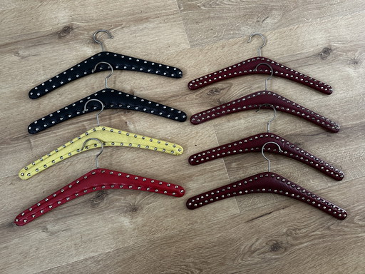 8 Retro Vintage Kledinghangers Kleerhangers