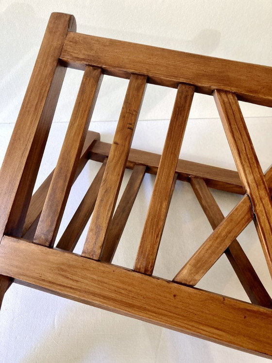 Image 1 of Wooden magazine rack, 1950s