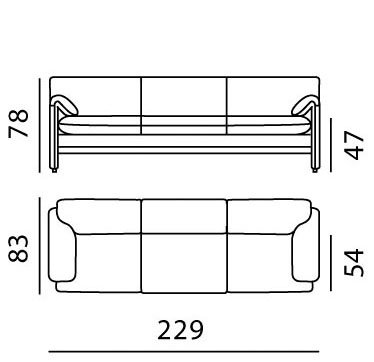 Bora-Bora – Leolux, 3 5 zitsbanken (photo 2 of 2)