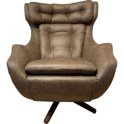 Poltrona girevole di metà secolo di Parker Knoll, anni '60