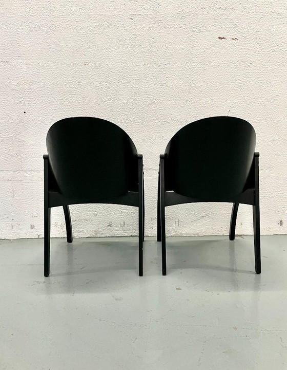 Image 1 of Een paar stoelen van Pascal Mourgue uit de jaren 80.