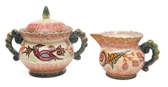 Image 1 of Servizio da caffè Paul Fouillen Quimper