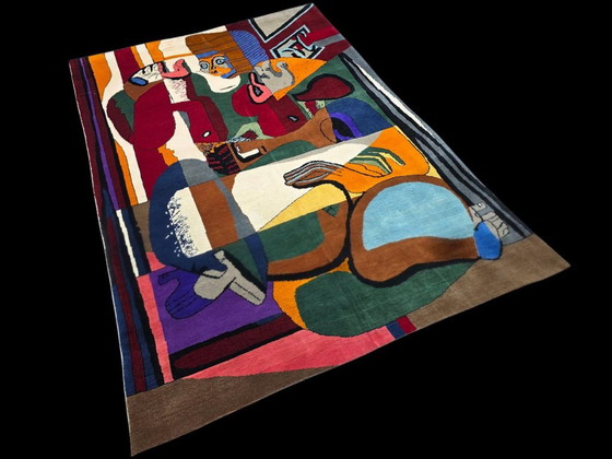 Alfombra de lana y seda anudada a mano "Horror Surgit" de Le Corbusier (300x200cm) – Wool (photo 3 of 9)