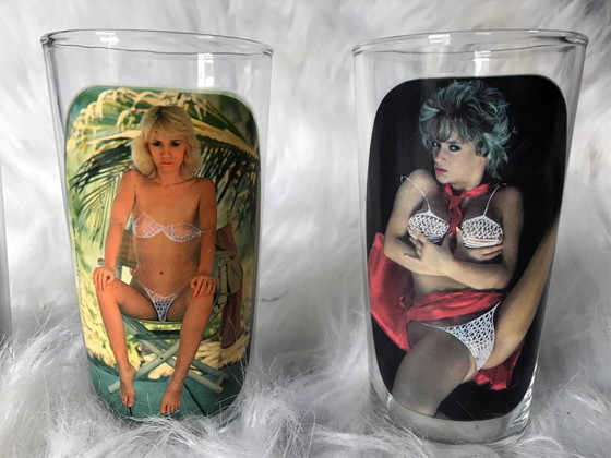 Image 1 of 9 Verres Vintage • Pin-Up • 1960-1970