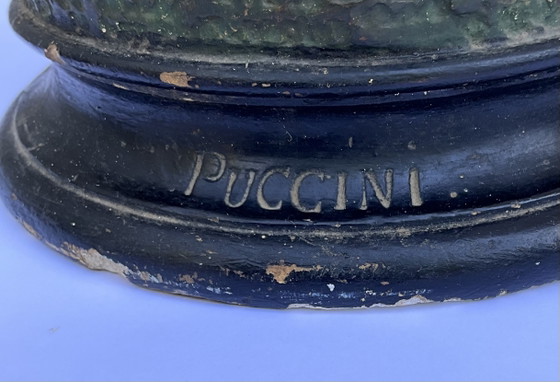 Große antike französische Herz-Jesu-Statue von Puccini, 62 cm, um 1900 – Bildhauerei, Other (photo 9 of 10)