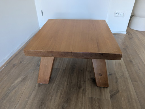 Solid oak coffee table Furniture Factory Oisterwijk 1960s/70s