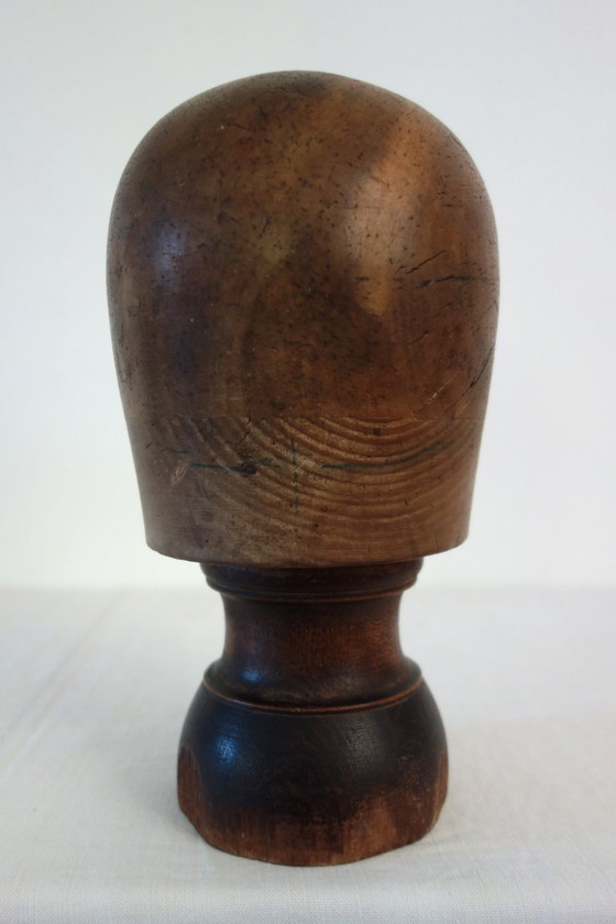 Ancienne Forme À Chapeau Ou Marotte En Bois Début XXème – Objets déco, Wood (photo 4 of 11)
