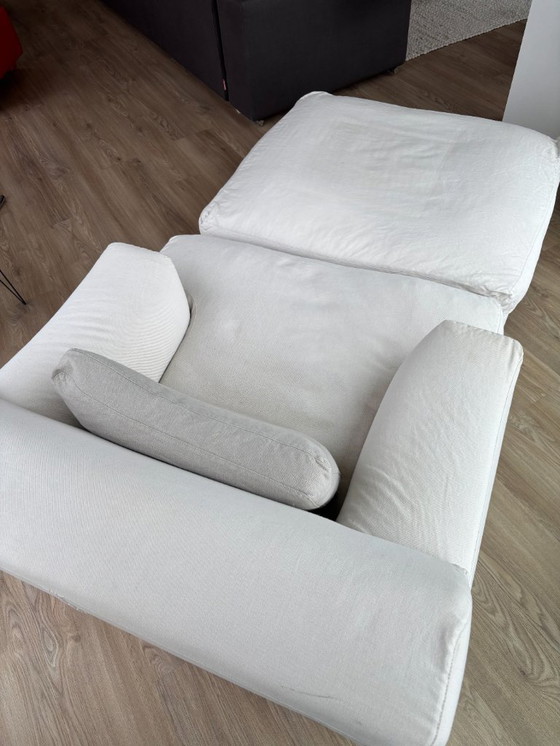 Image 1 of Fauteuil et repose-pieds Linteloo