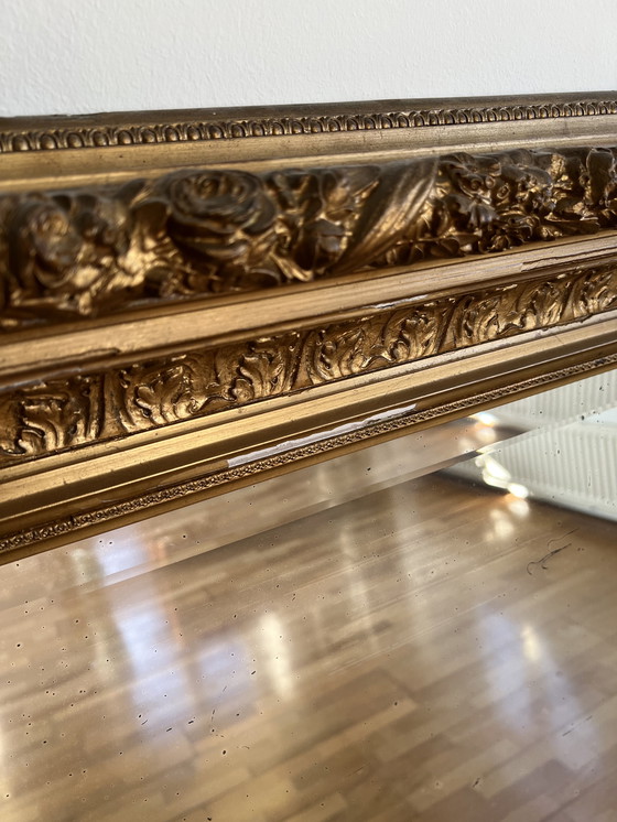 Image 1 of Large French Louis-Philippe bevelled mercury mirror, circa 1840-60