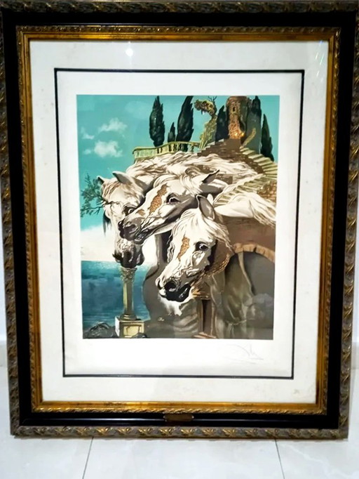Lithographie « Salvador Dali », édition limitée à 300 exemplaires, signée