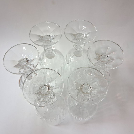 Image 1 of Calici da champagne Claudia Fine in cristallo di Bohemia d'epoca