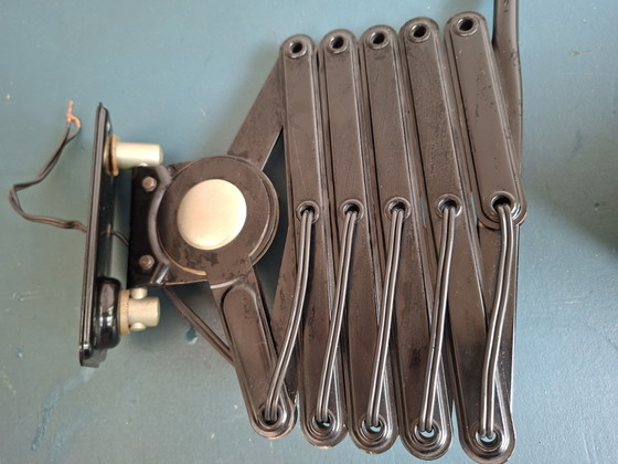 Vintage industrial scissor lamp, 1930s – agi, Wall lights, Metal (photo 4 of 12)