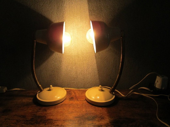 Image 1 of Vintage Italian Desk Lamps, 1960s, Set of 2