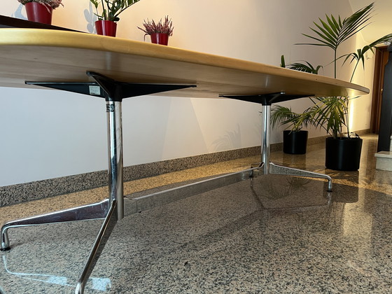 Image 1 of Grote Eames vergadertafel met segmenten – Herman Miller – Origineel – Uitstekende staat