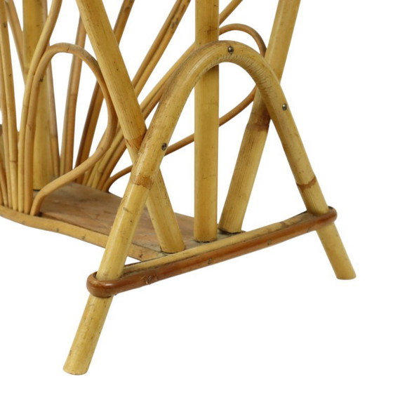 Image 1 of Portariviste in rattan stile boho anni Sessanta