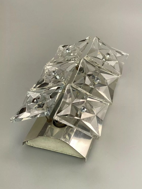 Image 1 of 60's 70's Kinkeldey Wall Light verre Space Age Design 60's 70's