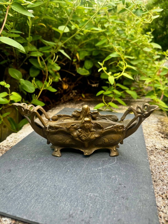 Cache pots en laiton Art Nouveau Jugendstil – Brass (photo 6 of 6)