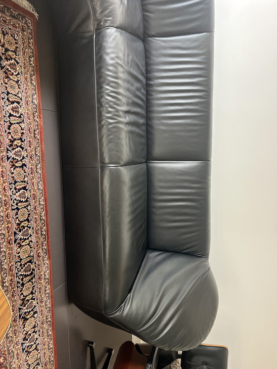 Image 1 of Leolux Gynko de 3 plazas con media esquina en cuero.