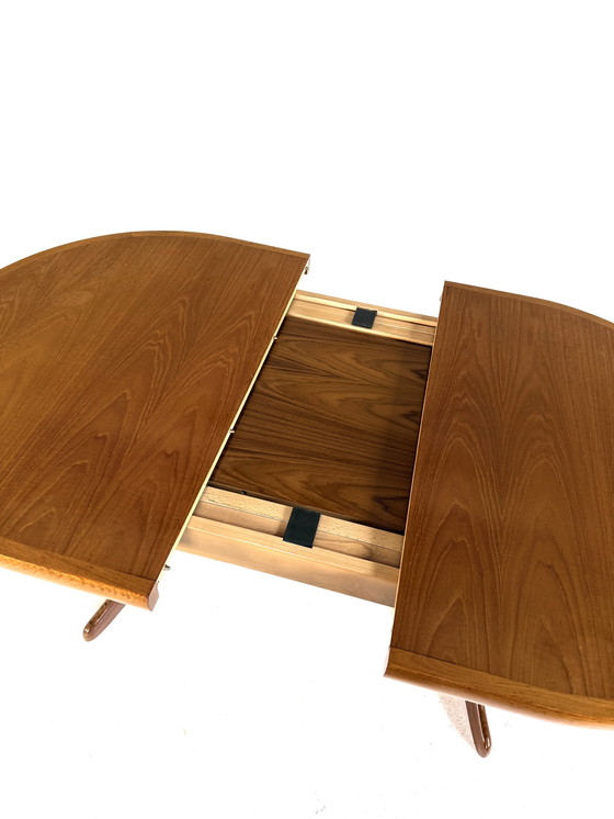 Image 1 of Tavolo da pranzo allungabile vintage danese in teak anni '60