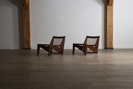 Image 1 of Pierre Jeanneret Kangaroo Chairs PJ-SI-59, India, 1955