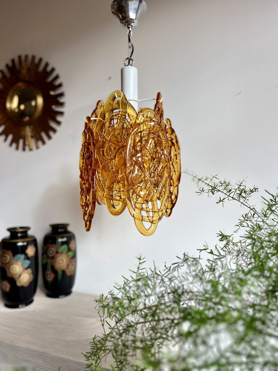 Image 1 of Mid-Century Murano Vistosi Mazzega Lamp
