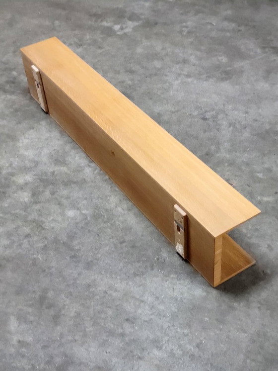 Image 1 of Mensola da parete sospesa in rovere vintage di Wilhelm Renz