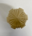 Crème geblokte Thabur plafondlamp Art Deco antieke lamp