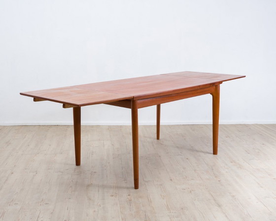 Image 1 of Teakholz-Esstisch, Made in Dänemark, von der Firma Glostrup, Design Grete Jalk