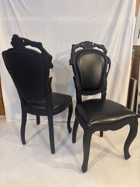 Image 1 of Juego de 2 sillas Moooi Smoke de Maarten Baas