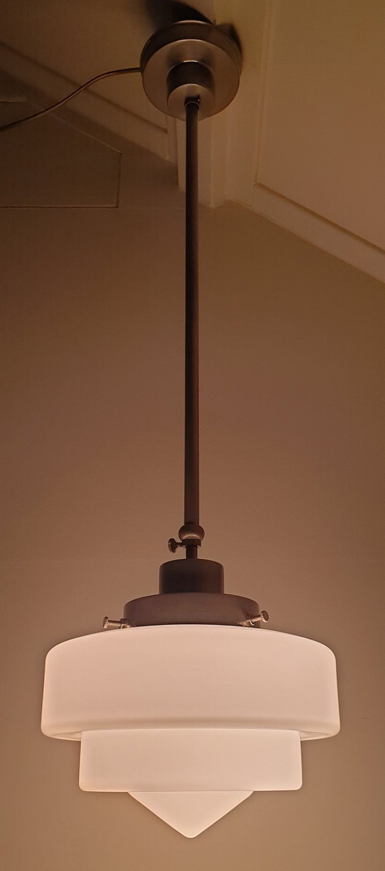 1 di 2 Lampada a sospensione Art Déco Giso (Gispen) – Giso Gispen, Lampade a sospensione, Metal (photo 4 of 39)