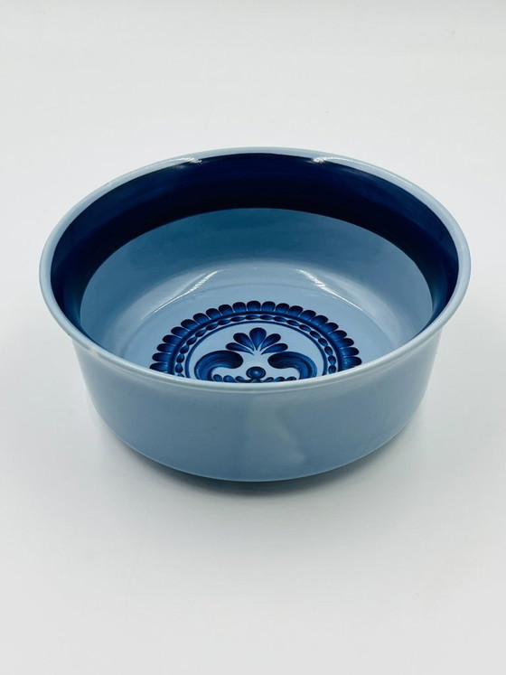Image 1 of Kahla Bleu Saxe saladekom van porselein uit de DDR
